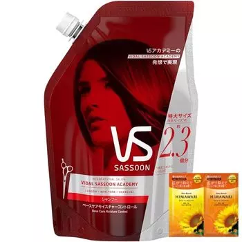 Vidal Sassoon Premium Shampoo Base Care Moisture Control Сменный блок Extra Large 800 мл с бонусным пакетиком (1)