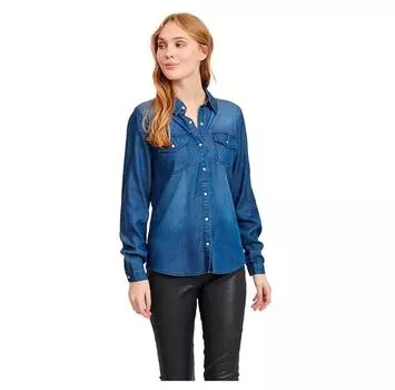 Vila Bista Long Sleeve Denim рубашка XL