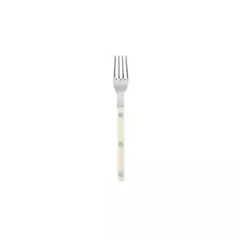 Вилка для торта Saber Bistro Shiny, 16 см, цвет слоновой кости, 2 предмета, популярная корейская столовая посуда