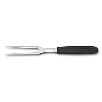 Вилка разделочная VICTORINOX 15 см черная швейцарская классическая для мяса говядины барбекю 5.2103.15B