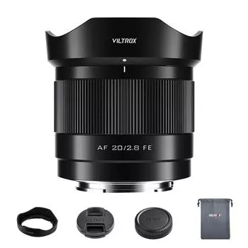 VILTROX 20 мм F2.8 для Sony E-mount для Nikon Z-mount объектив для полнокадровой сверхширокоугольной автофокусной камеры Vlog объектив для A7C A6400 Sony E-mount