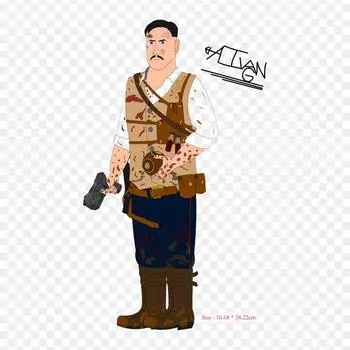 Виниловые нашивки с термопереносной печатью Cod Edward Richtofen Black Ops III, наклейки для одежды, аппликации «сделай сам», моющиеся нашивки