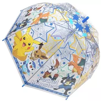 Виниловый купол Pokemon снизу вверх Детский зонт Pokemon, Зонт, Тип, Классы, Зонт, Дети, Мальчики JUM-67 (Pikachu)
