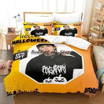 Vinnie hacker Merch Постельное белье Single Twin Full Queen King Size Bed Set Aldult Kid Bedroom Duvetcover Sets 3D Bed Sheet Set 70x133cm 2pcs