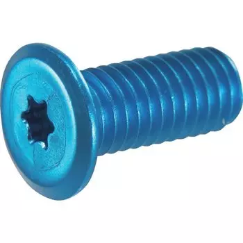 Винт с шестигранной головкой TRUSCO Ultra Low, алюминиевый, синий, M5 x 10, 4 шт., B191-0510