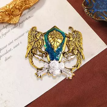 Винтажная брошь в виде крыльев ангела, брошь в виде орла, украшение для костюма, аксессуары, брошь-булавка