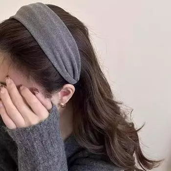 Винтажная однотонная мягкая хлопковая повязка на голову для женщин и девочек, леопардовый принт, милый обруч для волос, эластичная резинка для волос, модные аксессуары для волос