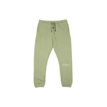 Винтажные спортивные штаны Fear Of God Essentials X Union LA с тисненым логотипом FW21 Брюки унисекс зеленого цвета FOG-FW21-089 L