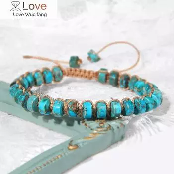 Винтажный браслет из натурального камня Boho 3x6 мм, агаты, тигровый глаз, бисер, браслеты-чакры, регулируемые украшения для женщин и мужчин, подарок розовый кварц