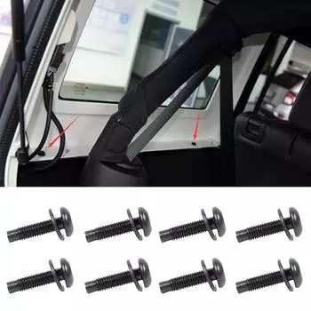 Винты на крышу для Jeep Wrangler JK JKU 2007-2017 Wrangler JL 2018 2022, винты Torx, болты, автомобильные аксессуары, 2-4 двери 4Pieces 2-4Doors