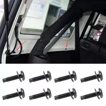 Винты на крышу для Jeep Wrangler JK JKU 2007-2017 Wrangler JL 2018 2022, винты Torx, болты, автомобильные аксессуары 4Pieces 2-4Doors