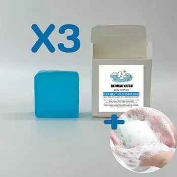 Vinumi Ice Cube Cool Menthol парфюмированный гель для душа 120 г, 3 шт.
