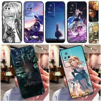 Violet Evergarden Case For POCO F3 F4 X4 GT M5 M4 X3 Pro Cover For Xiaomi 11T Pro 13 12X 11 12 Lite 12T Pro Mi 12