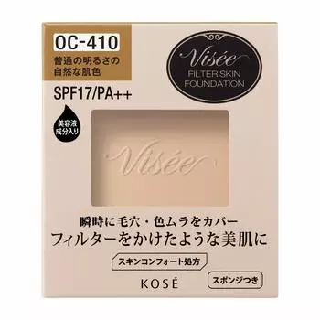 Visee Filter Skin Foundation Нормальная яркость Натуральный тон кожи Сменный блок 10 г OC-410 (х 1)