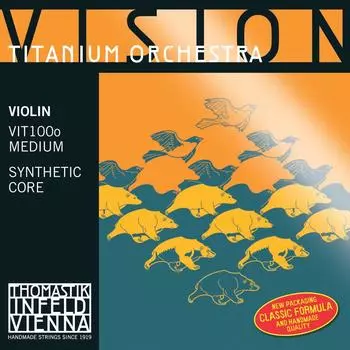 Vision Titanium Orchestra скрипичные струны G струна 4 типа набор VIT100o содержимое E, A, D, 4/4 (Набор VIT01, VIT02, VIT03, VIT04)