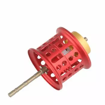 VISPREA Spool Reel Spool For DAIWA 2017 TATULA SV TW / 2018 TATULA SV CS Bait Reel Parts for Daiwa Spool All Metal Honeycomb YU80 Red