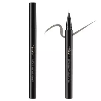 Visse Extra Sharp Liquid Liner BR311 Brown Black 0.4mL Eyeliner Liquid No Falling Ultra Fine 0.01mm
