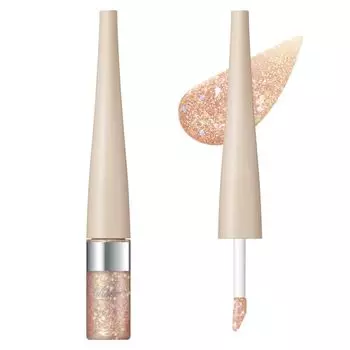 Visse Eye Shadow 3D Glitter Eye Liquid OR-4 Orange Gemmy 3,3 мл Glitter Large Lam? жемчужный