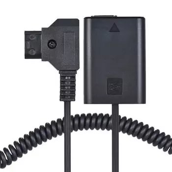 Витой кабель адаптера D-Tap с V-образным креплением к аккумулятору для цифровой зеркальной камеры Sony