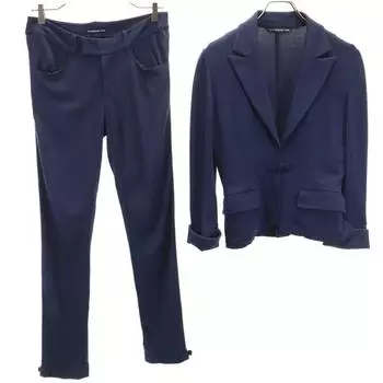 VIVIENNE TAM made in Japan tailored jacket Setup Navy stretch Women Used