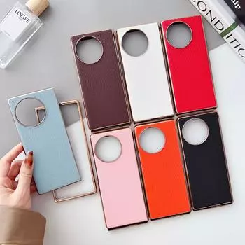 VIVOxflip Electroplated Leather Folding Screen Protective Cover for XFold2 XFold2