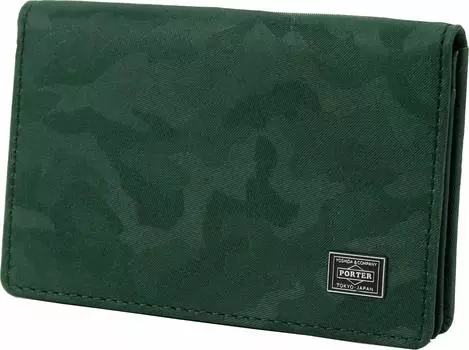 Визитница Yoshida Bag Wonder, зеленая [Porter] 342-03846 (4. (30))