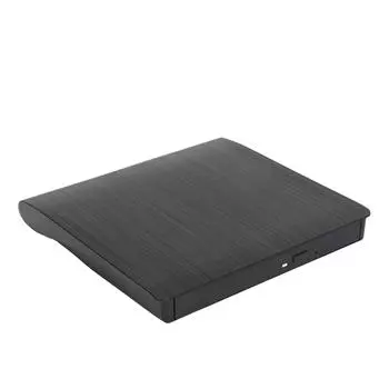 Внешний DVD-привод USB 3.0 Slim DVD-привод Портативный DVD-ридер Внешний дисковод для ноутбука Черный