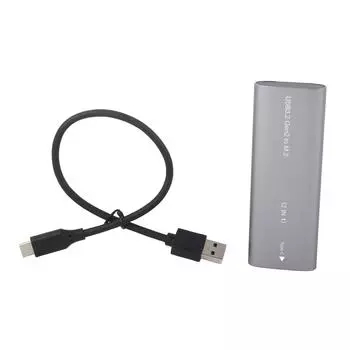 Внешний корпус M.2 SSD NVME NGFF Dual Protocol Type C 3.2 Высокоскоростной портативный SSD