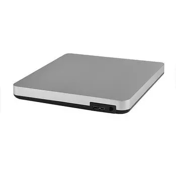 Внешний привод Blu-Ray USB3.0 Внешний рекордер DVD BD-RE Устройство записи компакт-дисков/DVD RW Портативное устройство записи Blu-Ray серебряный