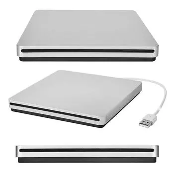 Внешний разъем USB в приводе DVD CD для Apple MacBook Air Pro серебряный