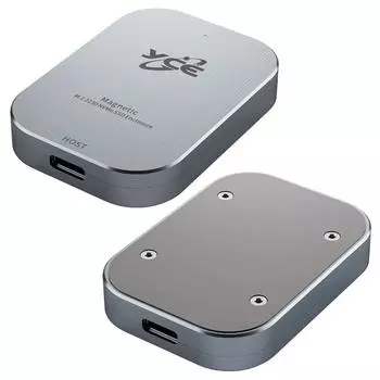 Внешний жесткий диск USB 3.2 Gen 2 10 Гбит/с 2 ТБ жесткий диск коробка поддержка магнитный M.2 NVMe 2230 SSD для iPhone15ProMax