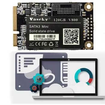 Внутренний твердотельный накопитель Vaseky 1,8 дюйма SSD MSATA3, жесткий диск для ноутбука, ноутбука 128G