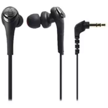 Внутриканальные наушники Audio Technica SOLID BASS черного цвета BK ATH-CKS550