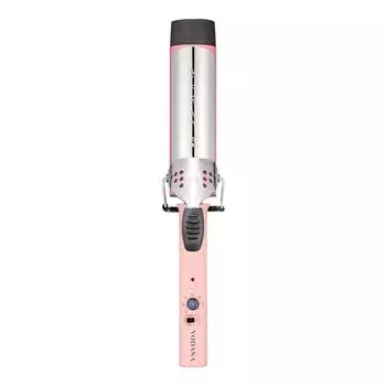 VODANA Glam Wave Curling Iron elastic special ceramic coating (40mm, Pink) Long-lasting waves, waves,
