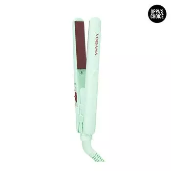 VODANA SOFT BAR FLAT IRON (ВЫПРЯМИТЕЛЬ ДЛЯ ВОЛОС) MINT CHOCO с адаптером Free Plug мятный зеленый