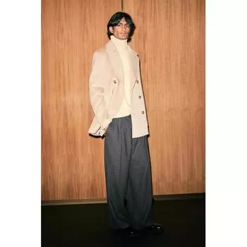 Водолазка HM Regular Fit бежевый XS
