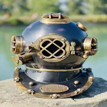 Водолазный шлем ВМС США Mark V Шлем для подводного плавания Шлем для глубокого дайвинга Морской морской водолазный шлем