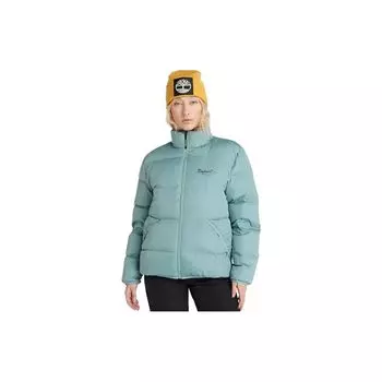 Водонепроницаемая куртка-пуховик Timberland с буквенным принтом, унисекс, цвет крабово-зеленый A6K11-DV6 XXL