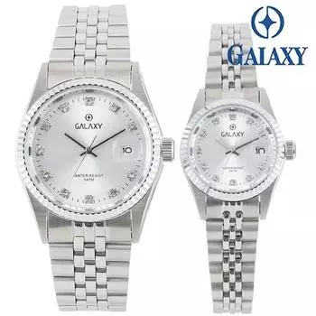 Водонепроницаемые часы GALAXY Orient Galaxy 50M QT7013MA/QT7013FA, популярные корейские часы