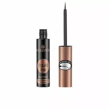 Водостойкая подводка для глаз Essence Liquid Ink №02-коричневая 3 мл