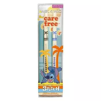 Водостойкая подводка для глаз Wet n wild Disney Lilo & Stitch, набор из 2 предметов, черная и синяя, стойкость 16 часов, 1 шт.