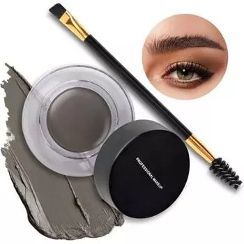 Водостойкая помада для бровей Boobeen Eyebrow Cream Eyebrow Kit Makeup Natural Eyebrow Makeup с двойной кистью для бровей 01#