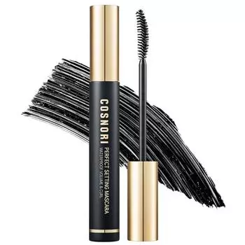Водостойкая тушь для ресниц COSNORI Perfect Setting Volume & Curl 7 мл, 1 шт.