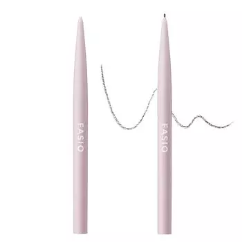 Водостойкий карандаш для бровей FASIO Eyebrow Fine 01, серый, очень тонкий (Ультра Ядро) 0,02 г Непадающий