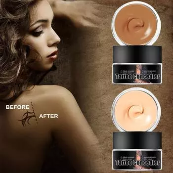 Водостойкий консилер Cover Up Makeup, от темных пятен, тела витилиго, макияж для мужчин и женщин, 30 г One Size