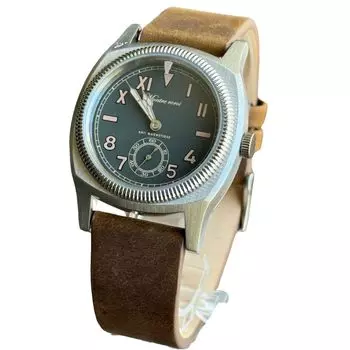 Военные часы для Majetek Big turtle California Majetek Big Turtle California ремешок из кожи Crazy Horse [M.R.M.W.] мужские, циферблат, циферблат,