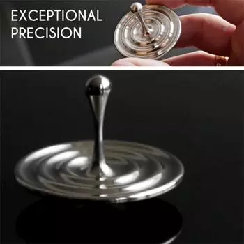 Волчок вращающийся магнитный украшения настольные капли Spiner игрушки подарки серебряный