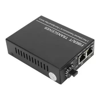 Волоконно-оптический трансивер 100M SFP в RJ45 Многофункциональный совместимый оптический медиаконвертер 100240 В