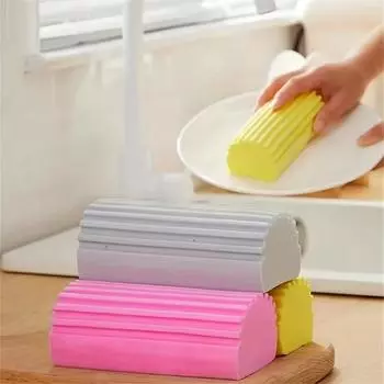 Волшебная губка-пылесборник PVA Wet Clean Duster Sponge Washbowl Multifunction Spotting Household Guinness Brush Cleaning Brush Accessories 1pc розы красного