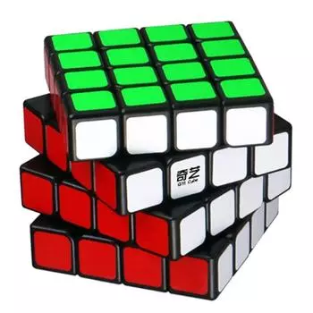 Волшебные кубики, 444 скорости, 4x4 QiYi, шестиугольная головоломка, черная головоломка «четыре на четыре», QuiYi 4*4*4, легкая головоломка, детская игрушка для детей 5-7 лет белый